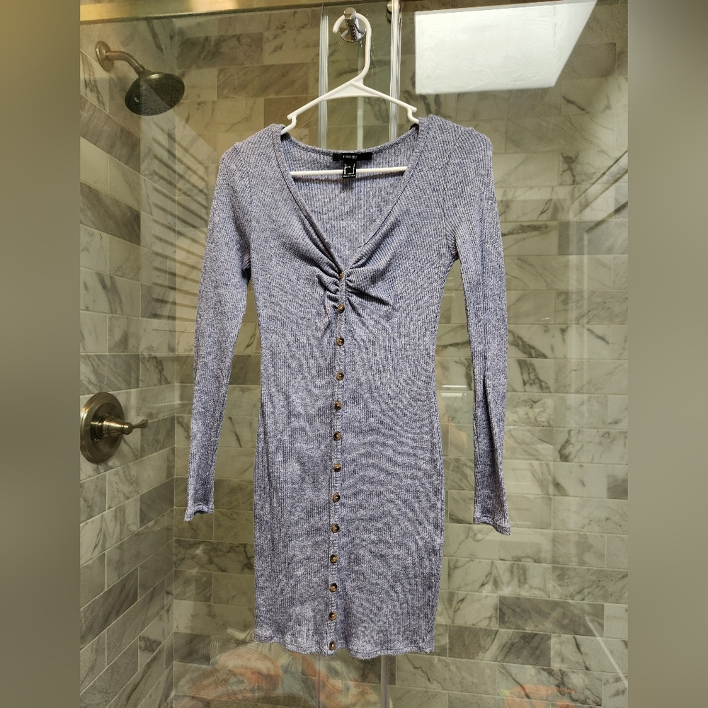Forever21 long sleeve knitted dress S